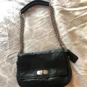 Coach Chain-linked Black Purse